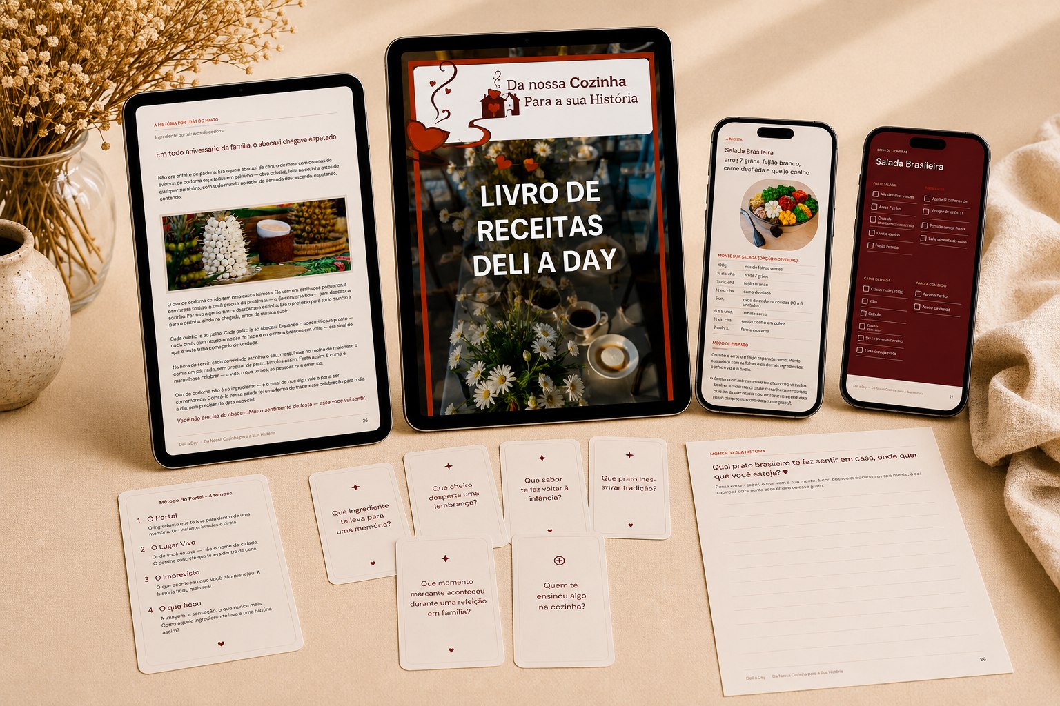 Todos os produtos Da Nossa Cozinha para a Sua História juntos